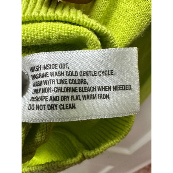 Gap Green Thumb V-Neck Button Cardigan Sweater Medium - Picture 4 of 6